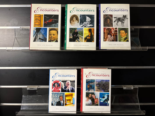READER'S DIGEST 'Encounters' 4-in-1 Real Life Reading Bundle of 5 (Min. good condition)