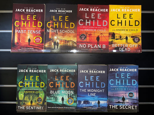 CHILD, Lee - Bundle of 8 - Standalone Jack Reacher Series Titles (Min. fair condition)