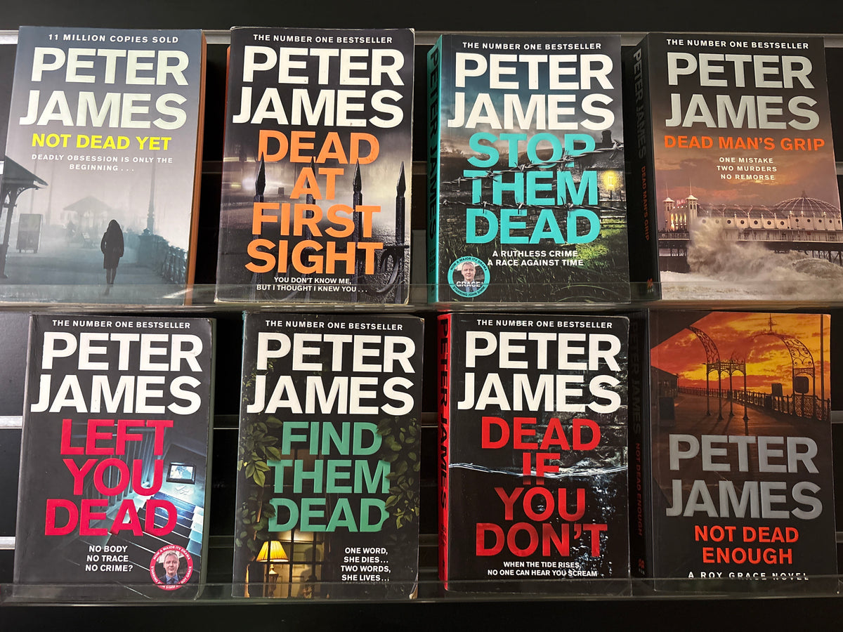 JAMES, Peter 'Roy Grace' Series Assorted Titles Bundle of 8 (min. fair condition)