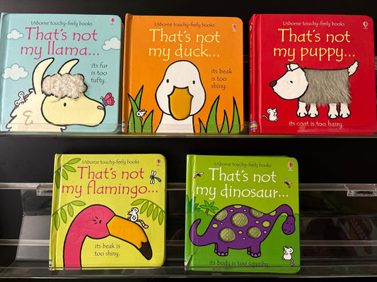 USBOURNE 'That's Not My...' Series  Assorted Touchy Feely Titles Bundle of 5 (Min. fair condition)