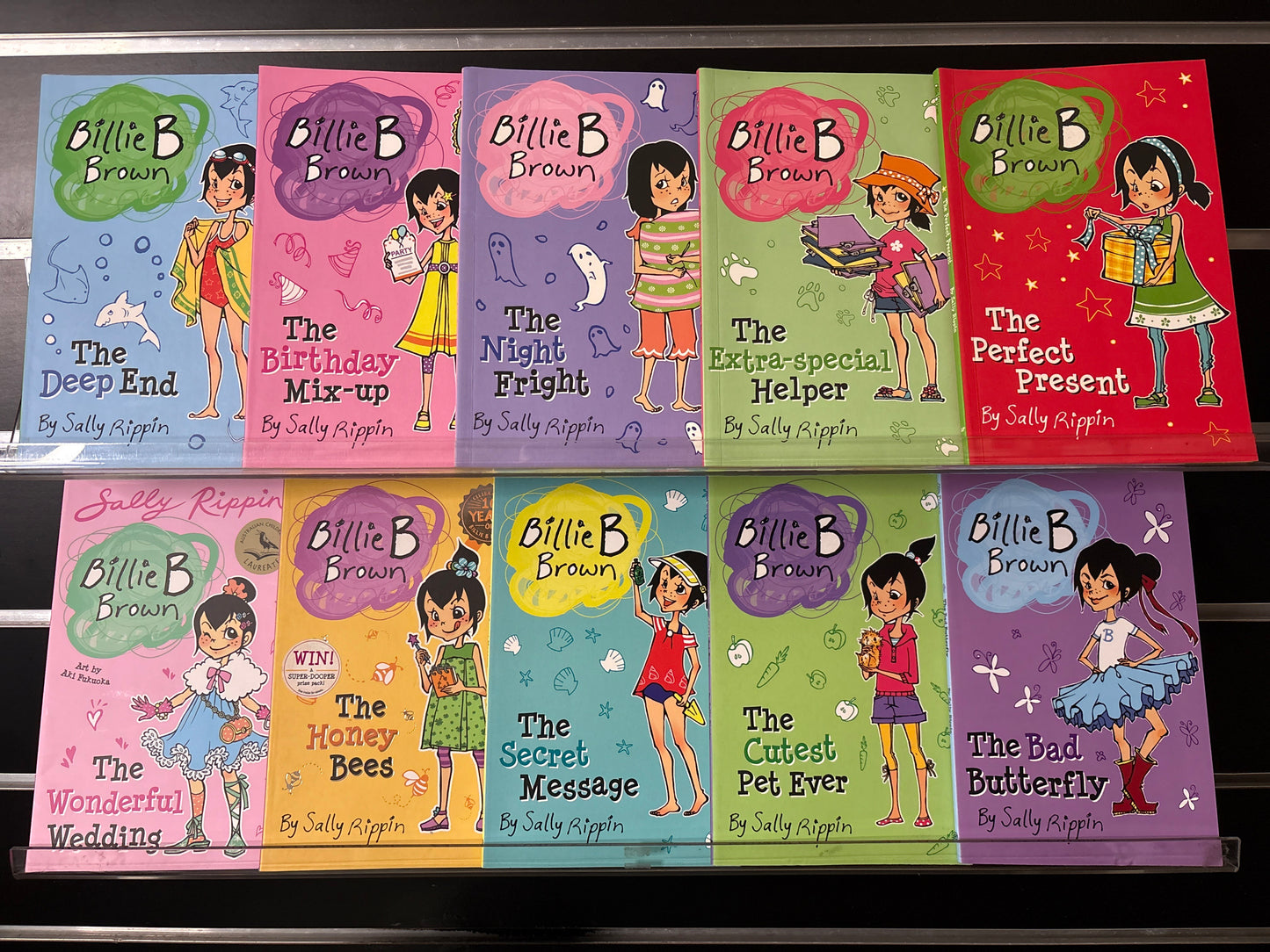 BILLIE B BROWN Assorted Titles Bundle of 10 (Min. Fair condition)