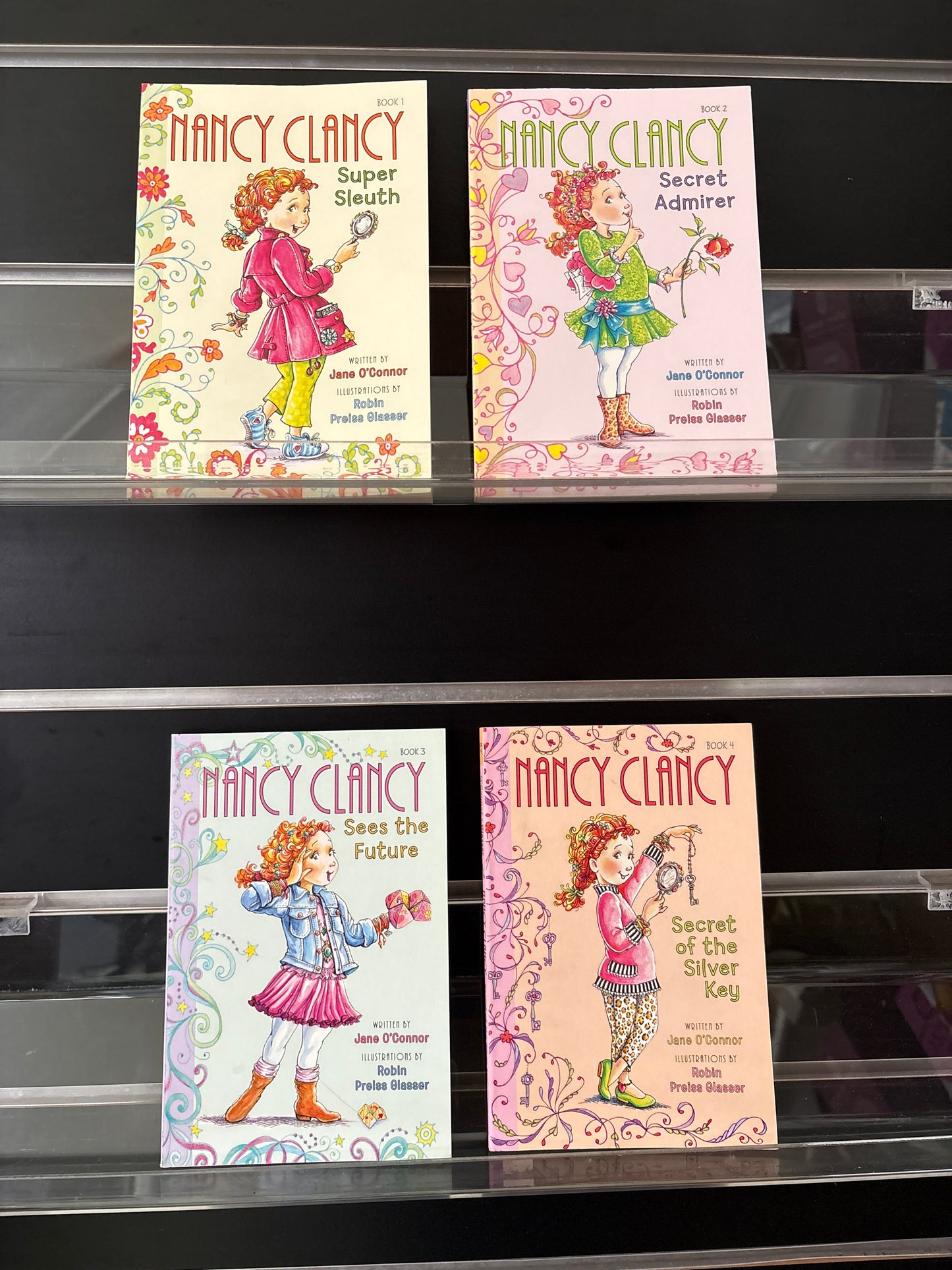 O'CONNOR, Jane 'Nancy Clancy Super Sleuth' Books #1-4 Bundle of 4 (Min. good condition)