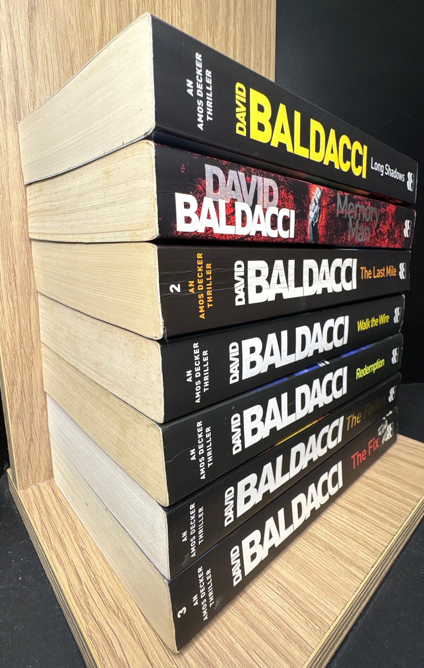 BALDACCI, David - COMPLETE 'Amos Decker' Series: Titles #1 - 7  (Min. fair condition)