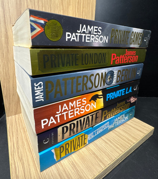 PATTERSON, James 'Private' Series - Bundle of 6 Assorted Titles (Min. good condition)