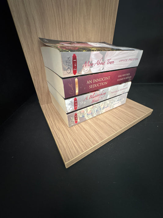 QUILLS Historical Romance - Bundle of 4: two titles in one book (Min. good condition)