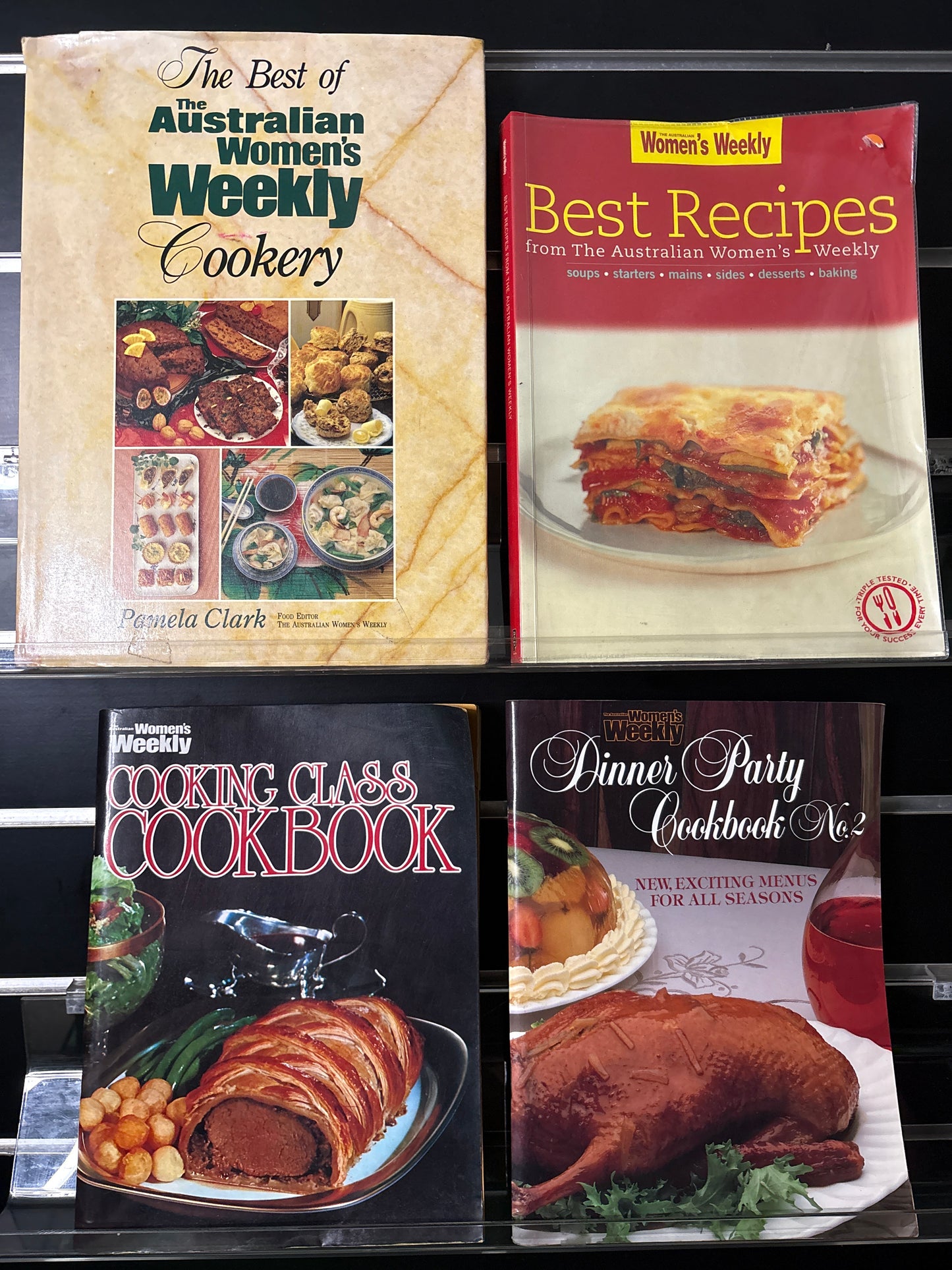 WOMEN'S WEEKLY Assorted Cookbooks - Bundle of 4 Titles (Min. fair condition)