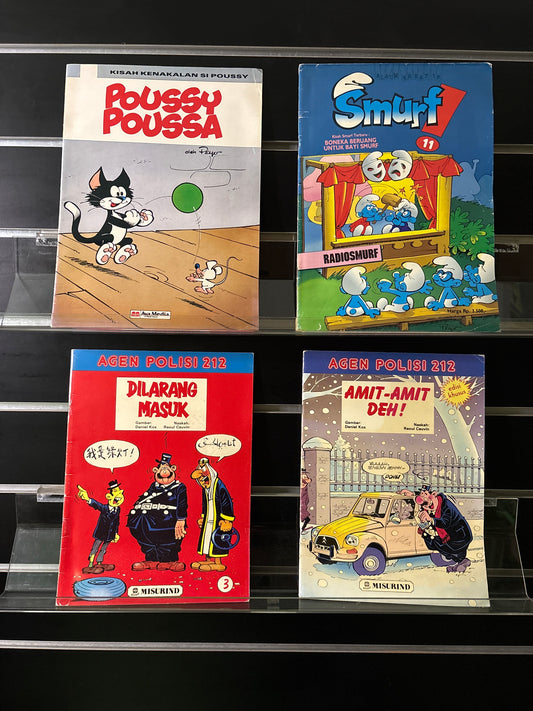 SELECTED Comics (Indonesian Language) - Bundle of 4 - Mixed Authors/ Series (Min. fair condition)