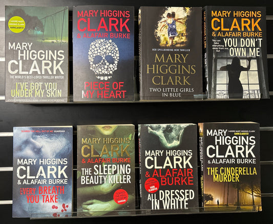 CLARK, Mary Higgins 'Under Suspicion' series, Titles #1-7 Bundle of 7 (Min. fair Condition)