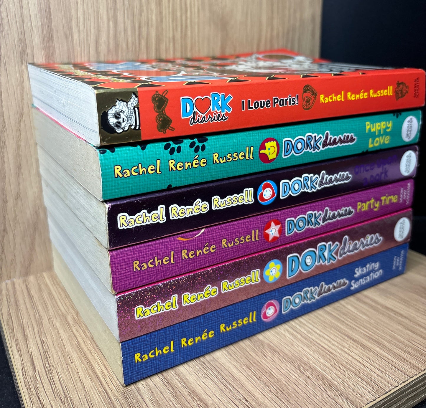 RUSSELL, Rachel Renee - Bundle of 6 Titles in 'Dork Diaries' Series (Min. good condition)