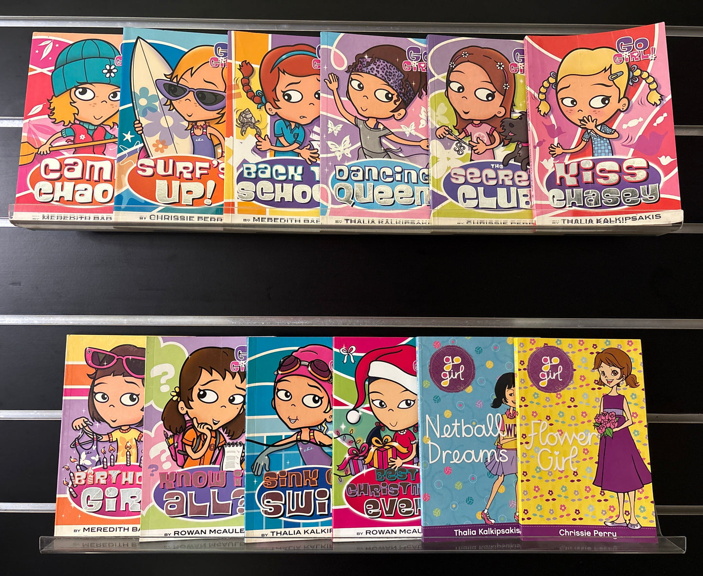 'GO GIRL' Series Assorted titles Bundle of 12 (Min fair Condition)