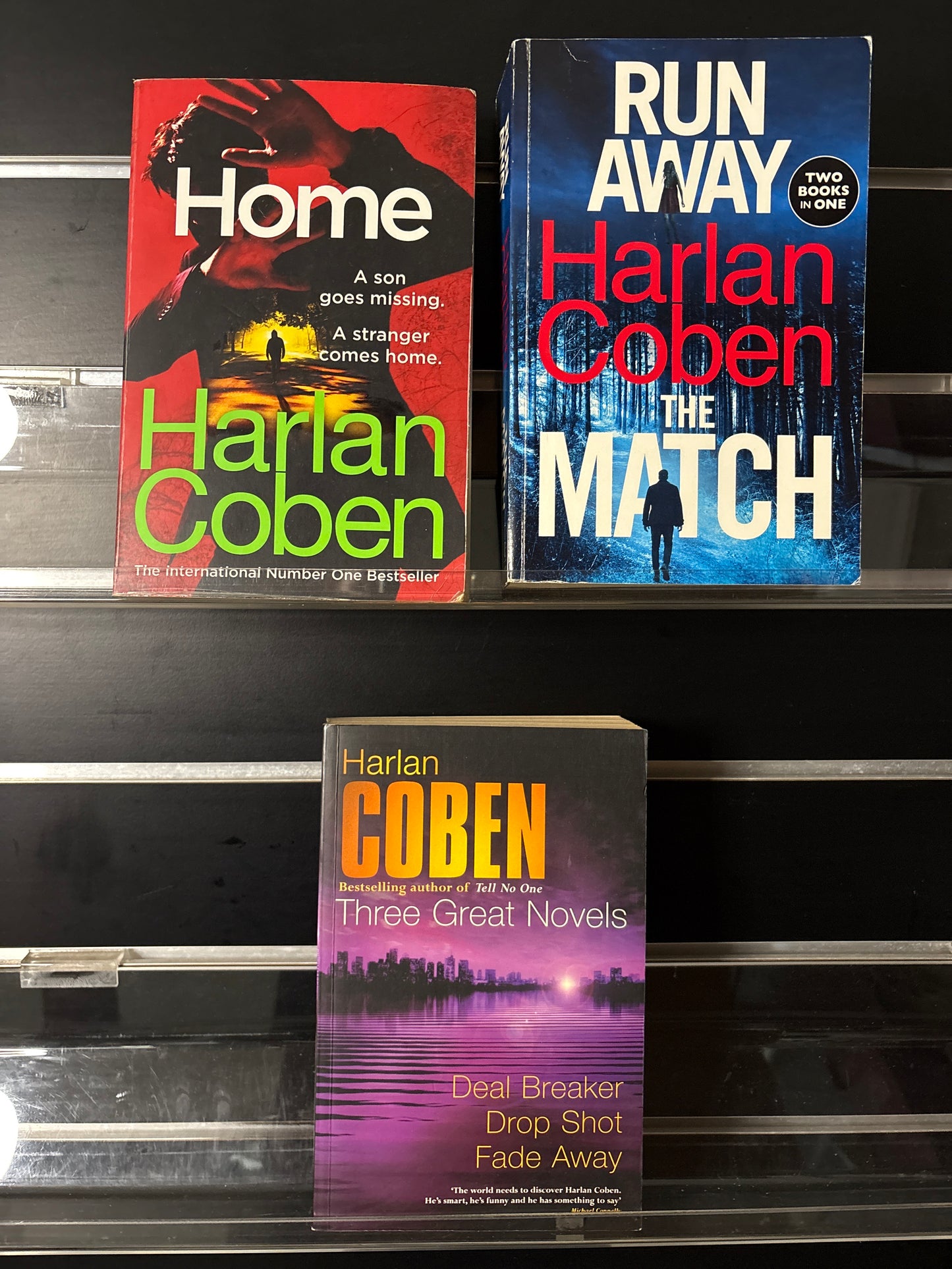 COBEN, Harlan Assorted Titles 3-in-1, 2-in-1 + 'Home' Bundle of 3 (Min. Good condition)