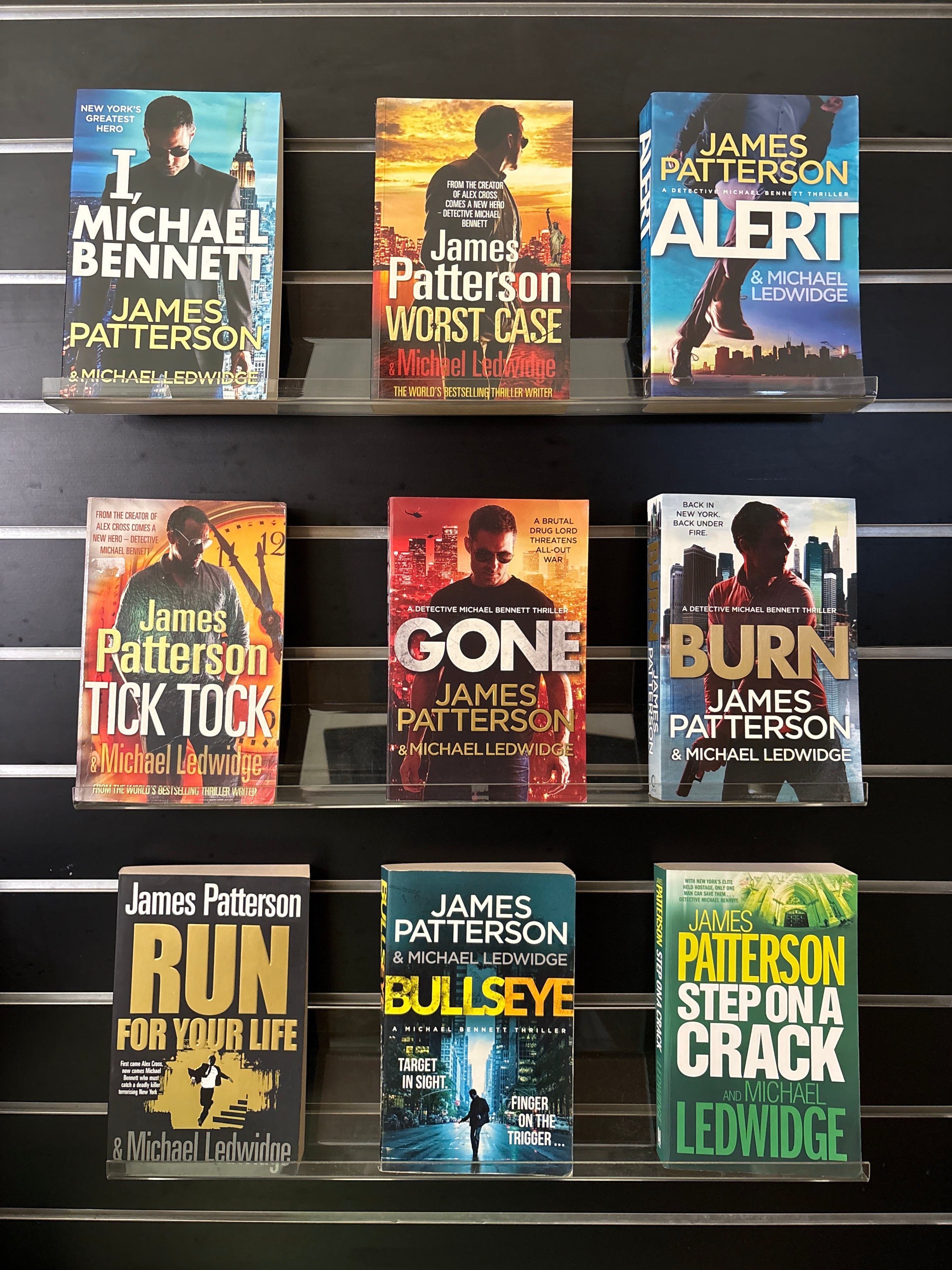 PATTERSON, James - Bundle of 9 Assorted Titles with co-writer Michael ...