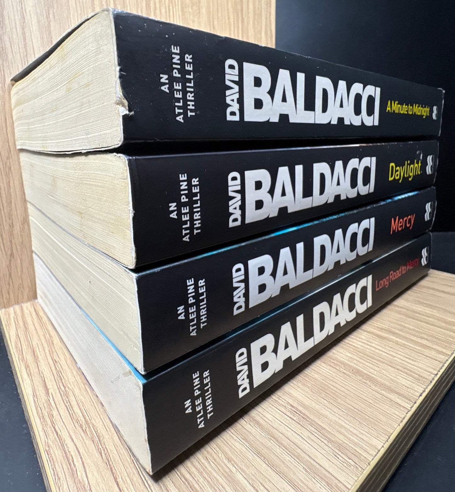 BALDACCI, David 'Atlee Pine' Complete Series #1-4 Bundle of 4 (Min. Fair condition)
