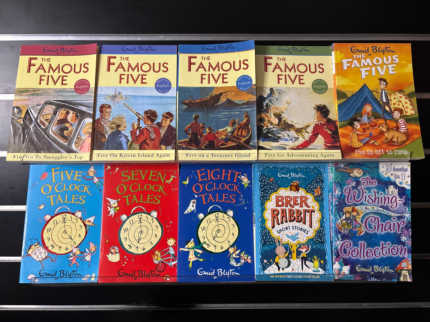 BLYTON, Enid 'Famous Five' #1,2,4,6,7 + Standalone Titles Bundle of 10 (Min. fair condition)