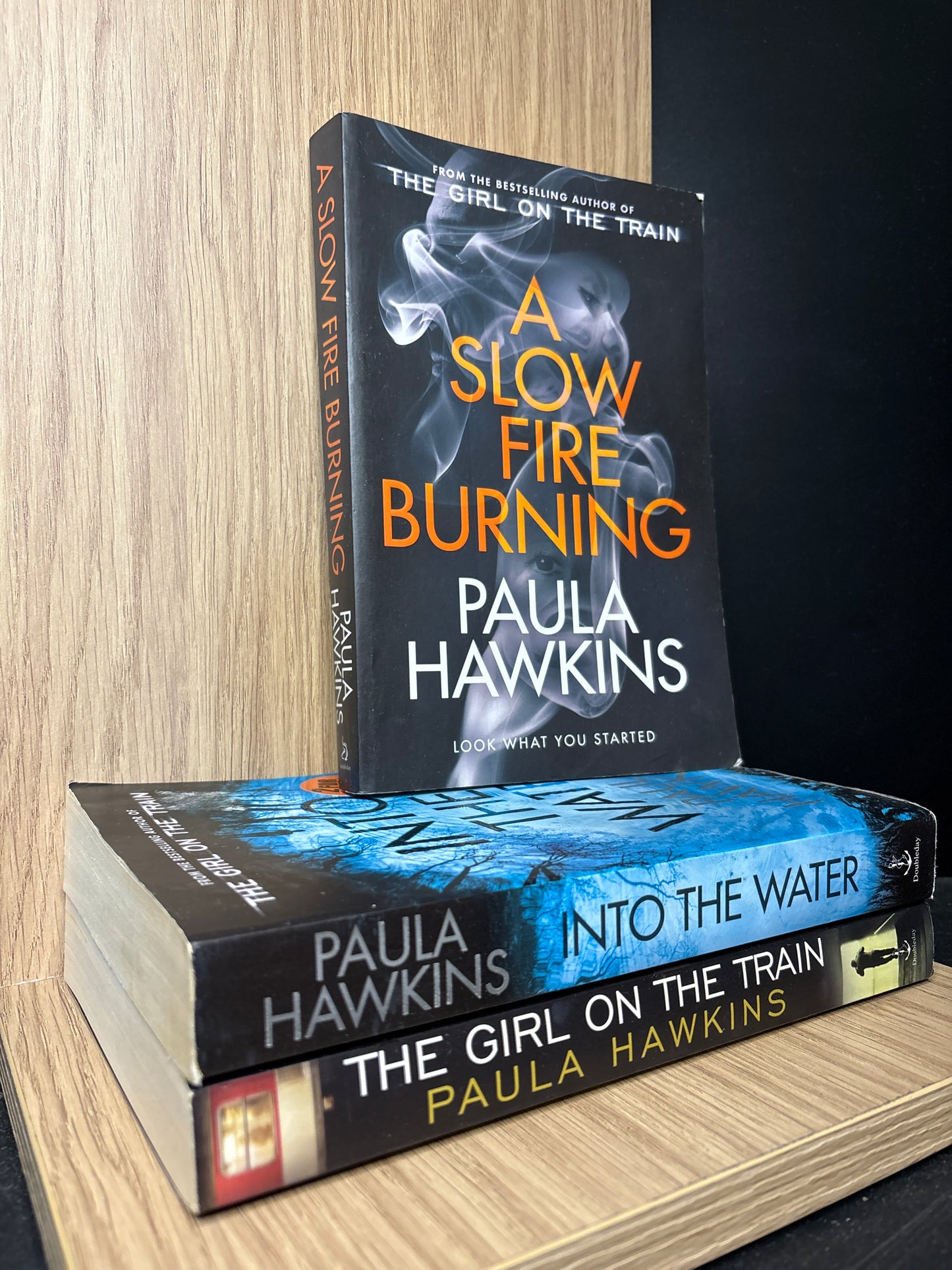 HAWKINS, Paula 'The Girl on the Train' and 2 follow ups Bundle of 3 (Min. fair condition)