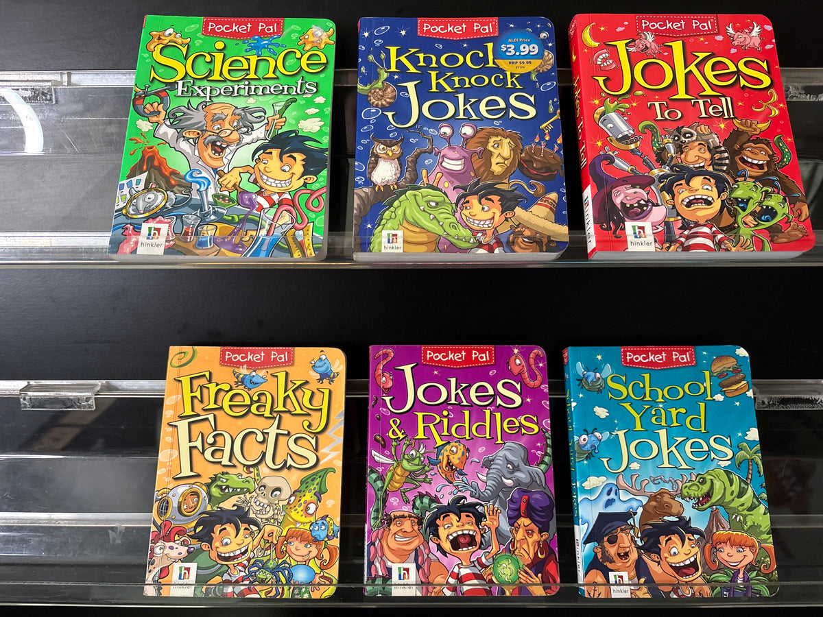 HINKLER Pocket Pal Jokes Assorted Standalone Titles Bundle of 6 (Min. good condition)