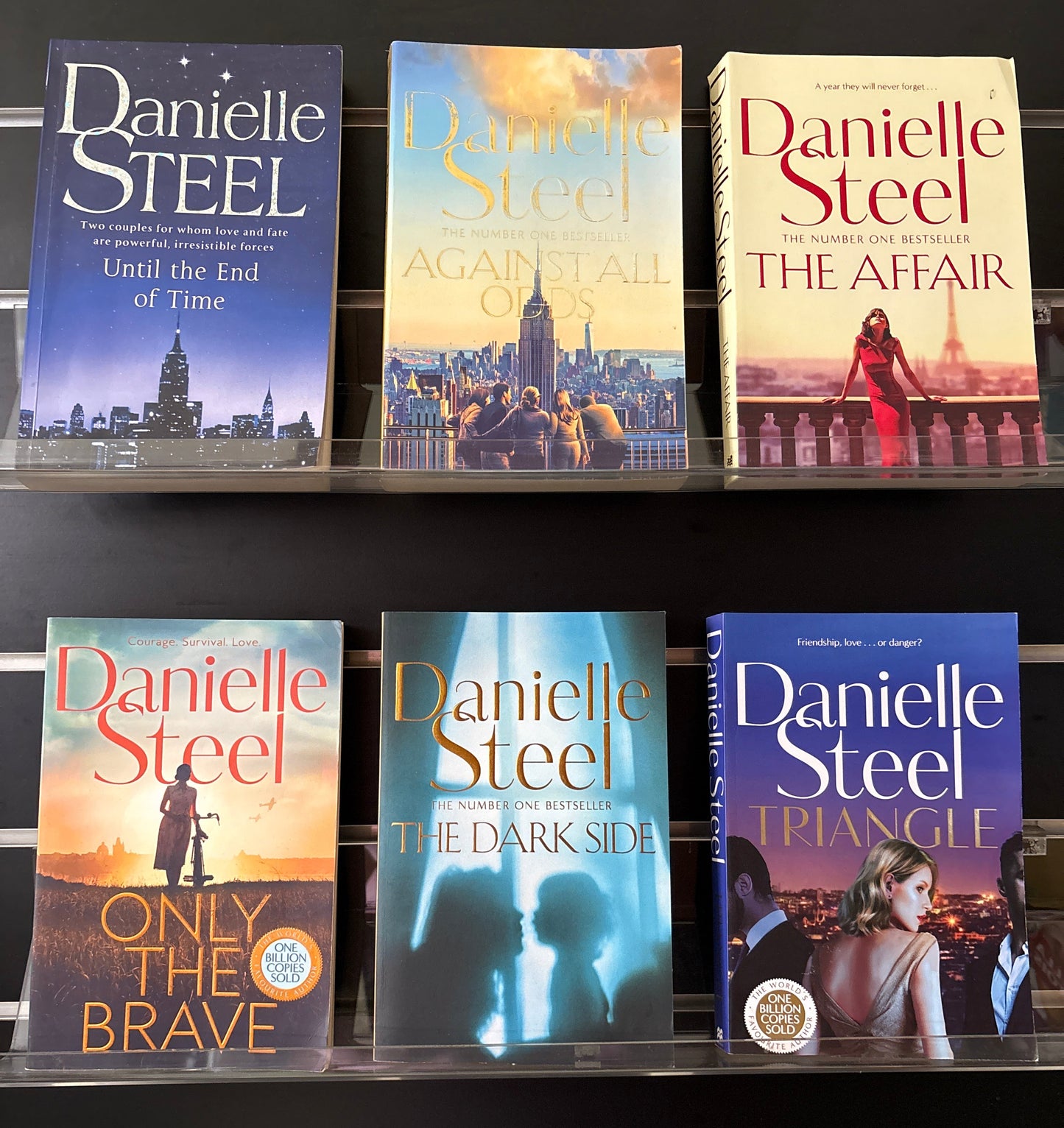STEEL, Danielle Standalone Titles Bundle of 6  (min. fair condition)