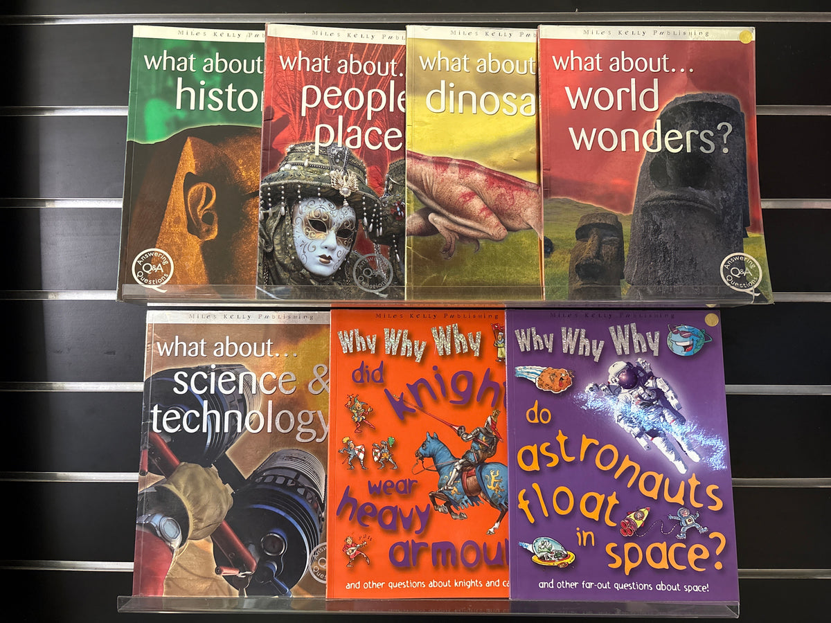 KELLY, Miles 'Q&A' Series Assorted Titles Bundle of 7 (Min. fair conditions)