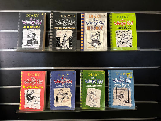 KINNEY, Jeff - Bundle of 8 - Assorted Titles in Diary of A Wimpy Kid Series (Min. good condition)