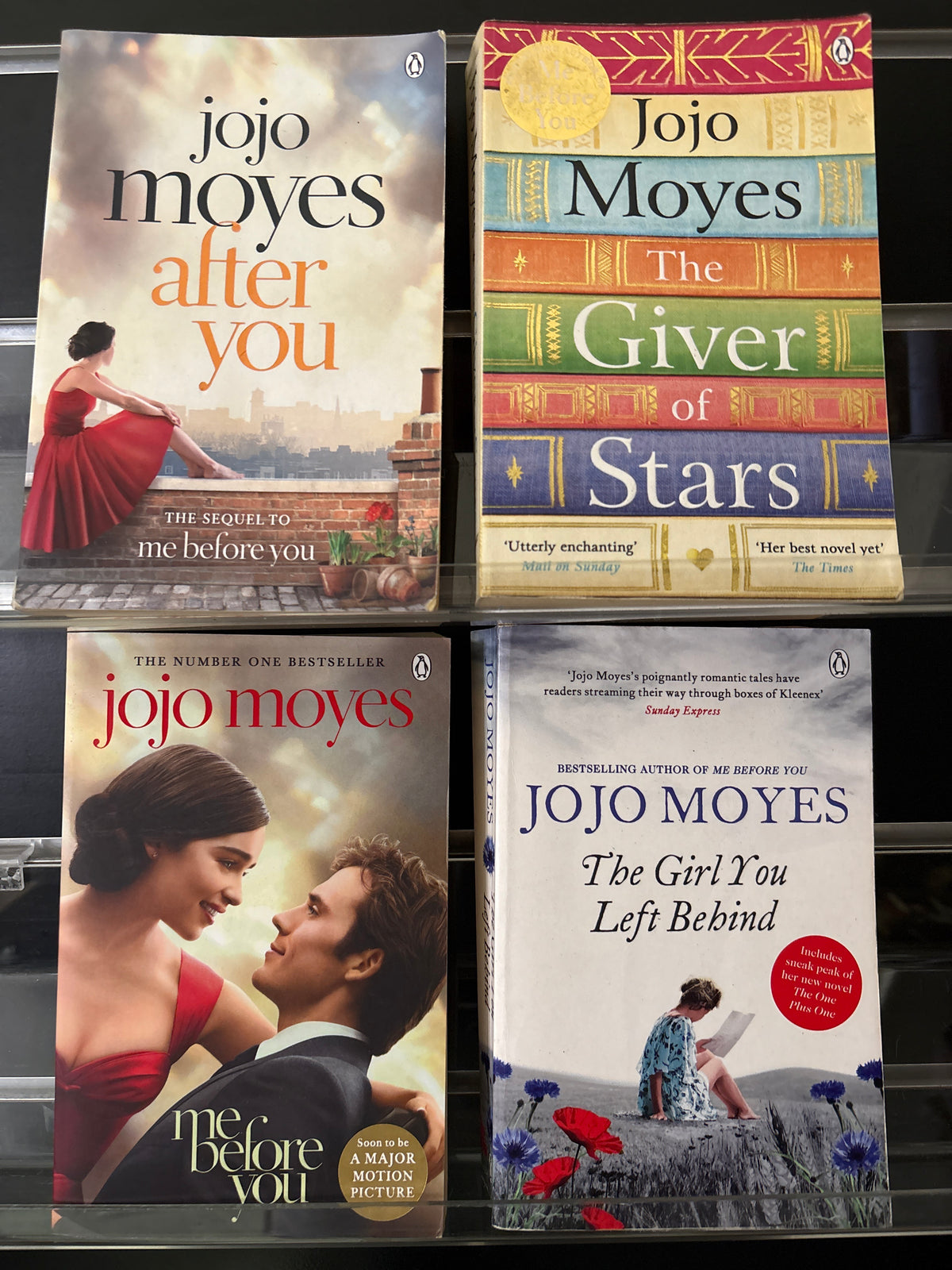 MOYES, Jojo Assorted Standalone Titles Bundle of 4 (Min. fair condition)