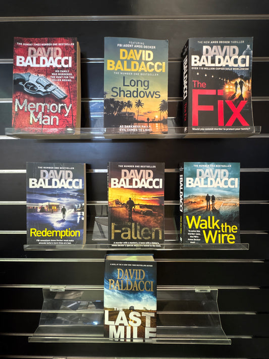 BALDACCI, David - Bundle of 7 - FULL Amos Decker Series (Min. fair condition)