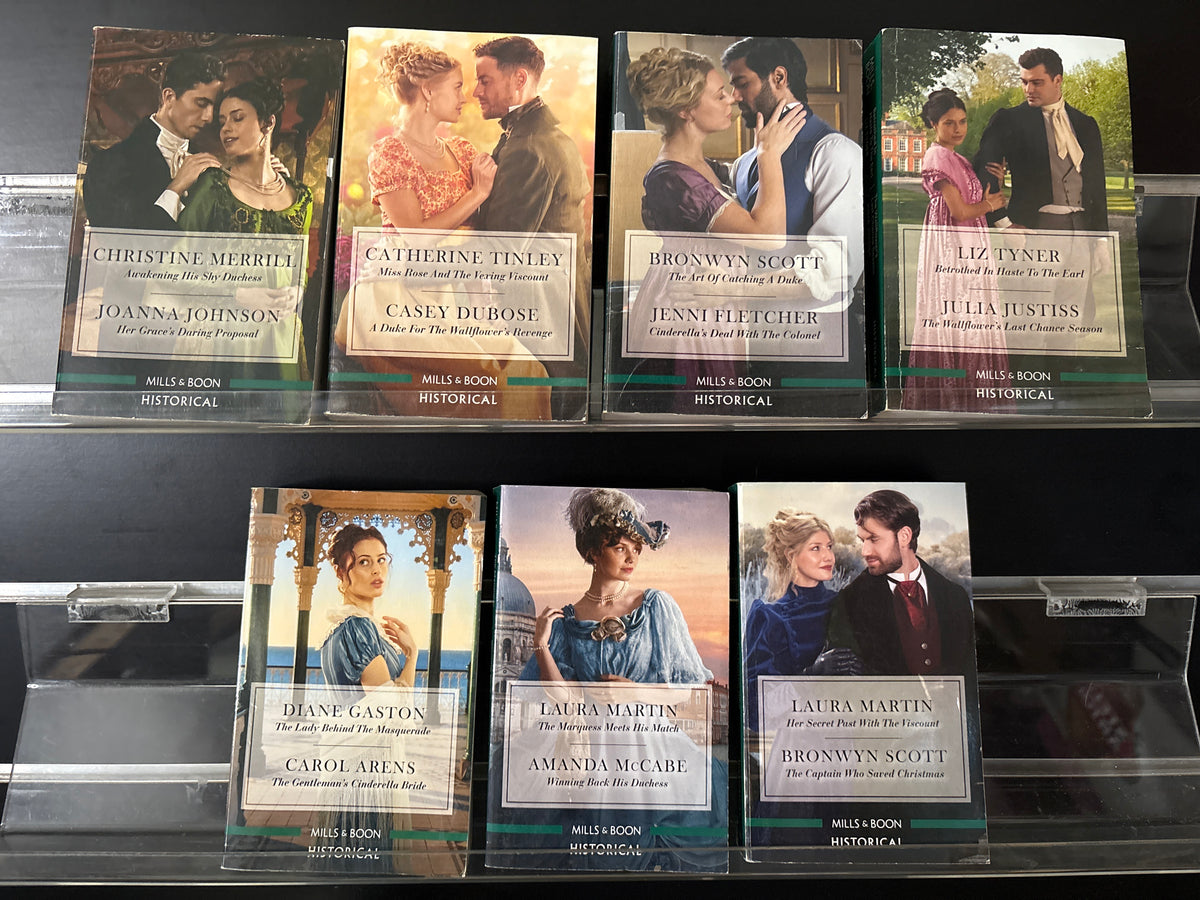 MILLS + BOON Historical 2-in-1 Titles Bundle of 7 (Min. very good condition)