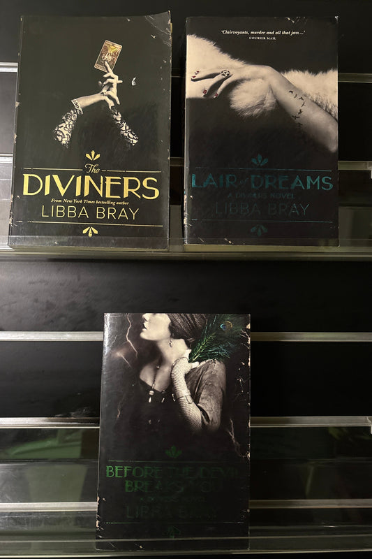 BRAY, Libba 'The Diviners' Complete Trilogy Bundle of 3 (Min. fair condition)