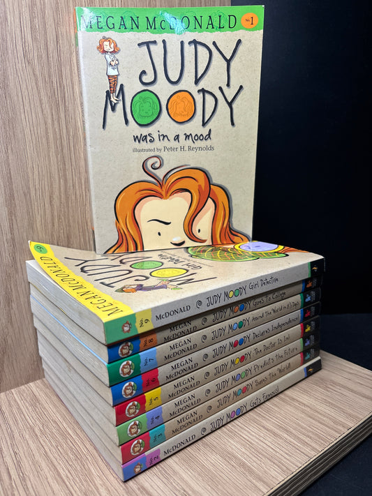 McDONALD, Megan 'Judy Moody' Series Books #1-9 Bundle of 9 (Min. fair condition)