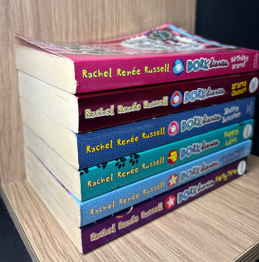 RUSSELL, Rachel Renée 'Dork Diary' Series - Bundle of 6 - Assorted Titles (Min. good condition)