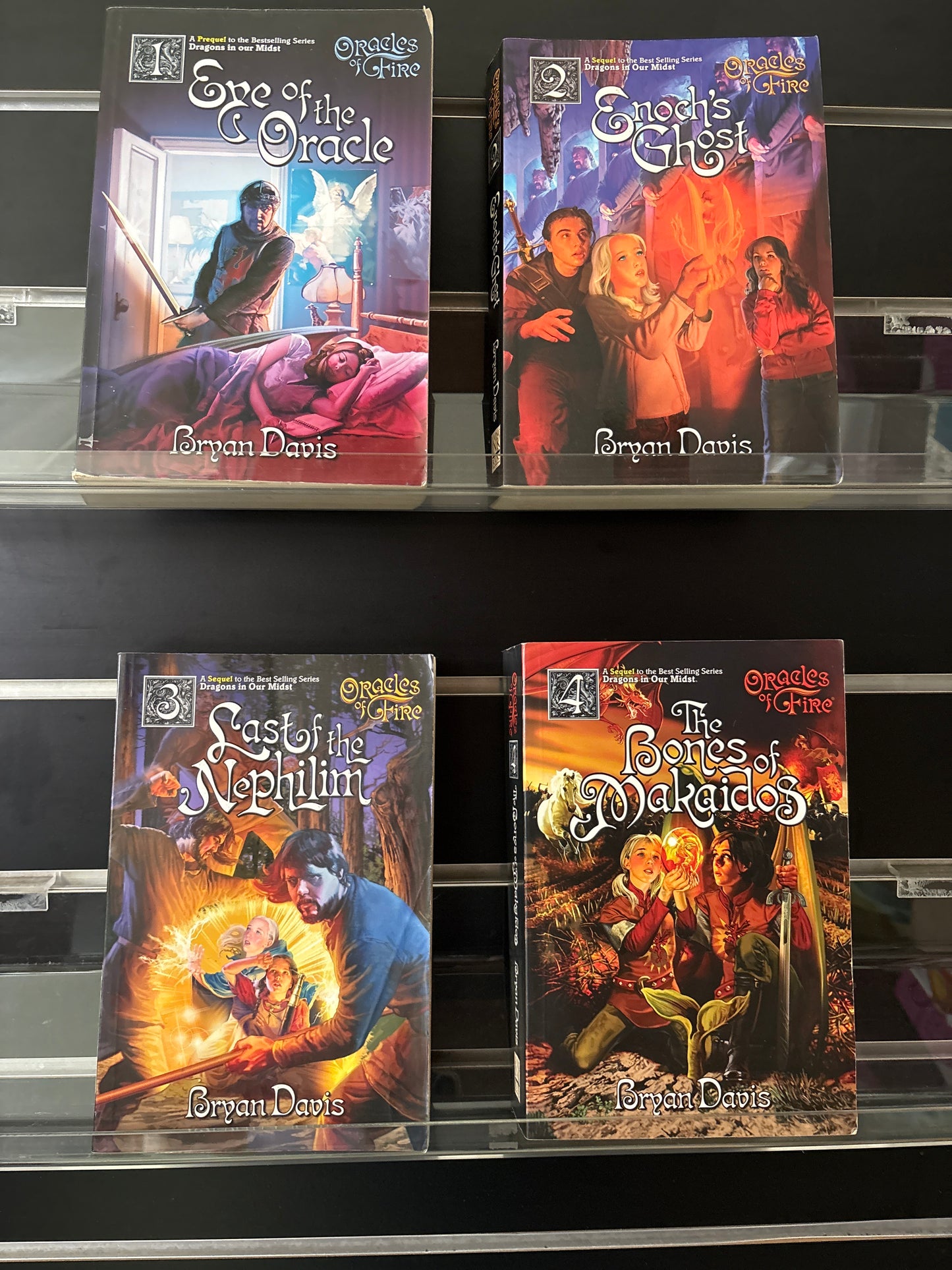 DAVIS, Bryan 'Oracle of Fire' Series Books #1-4 Bundle of 4 (Min. fair condition)