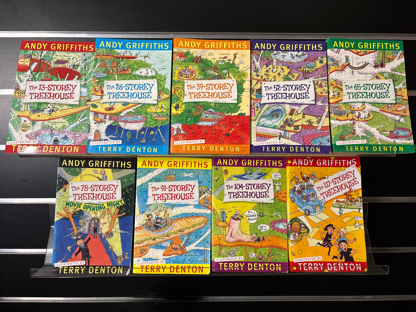GRIFFITHS, Andy + DENTON, Terry 'Treehouse' Series Books #1-9  Bundle of 9 (Min. fair condition)