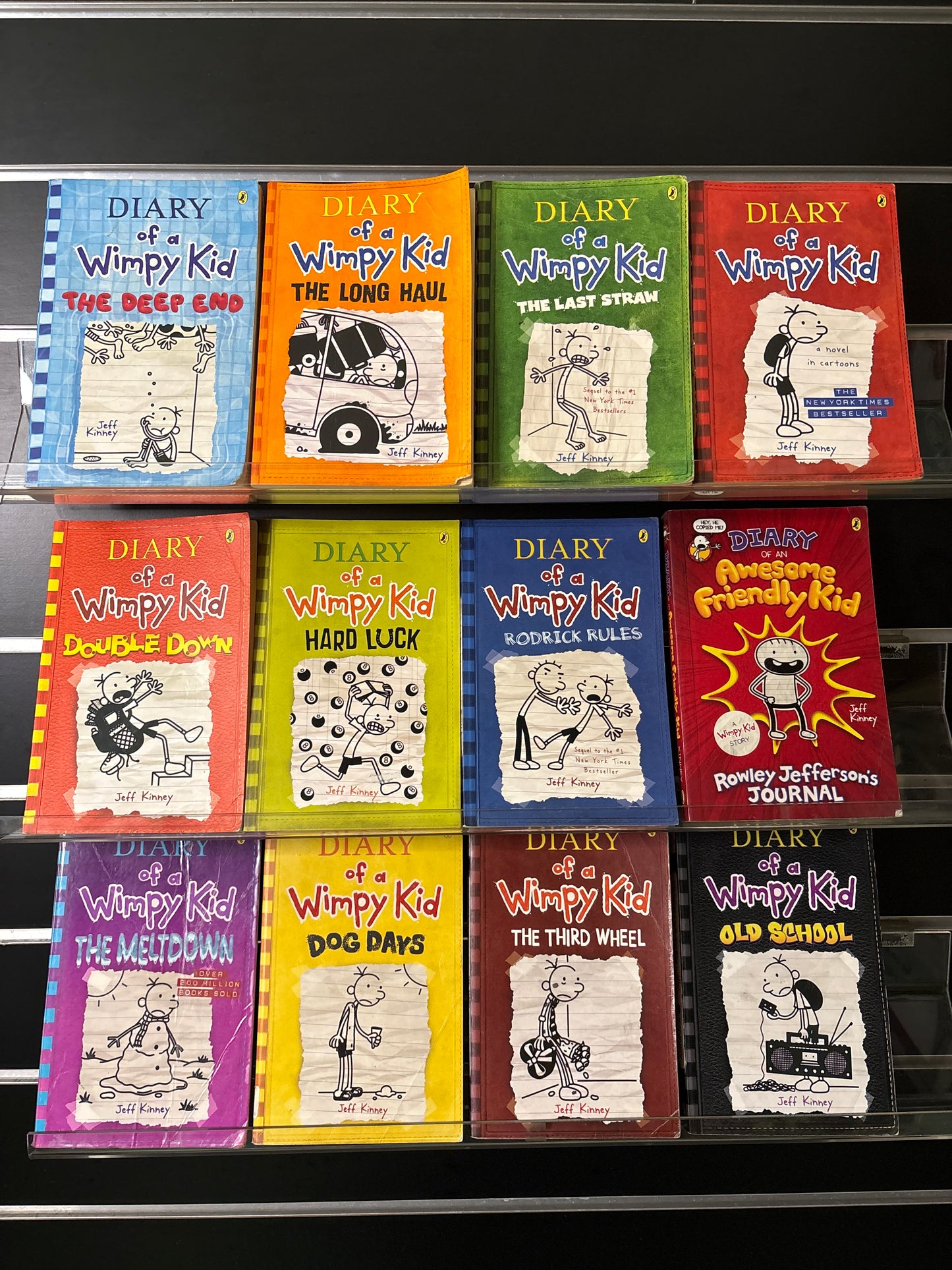 KINNEY, Jeff 'Diary of a Wimpy Kid' Assorted Standalone Titles Bundle of 12 (Min. fair condition)