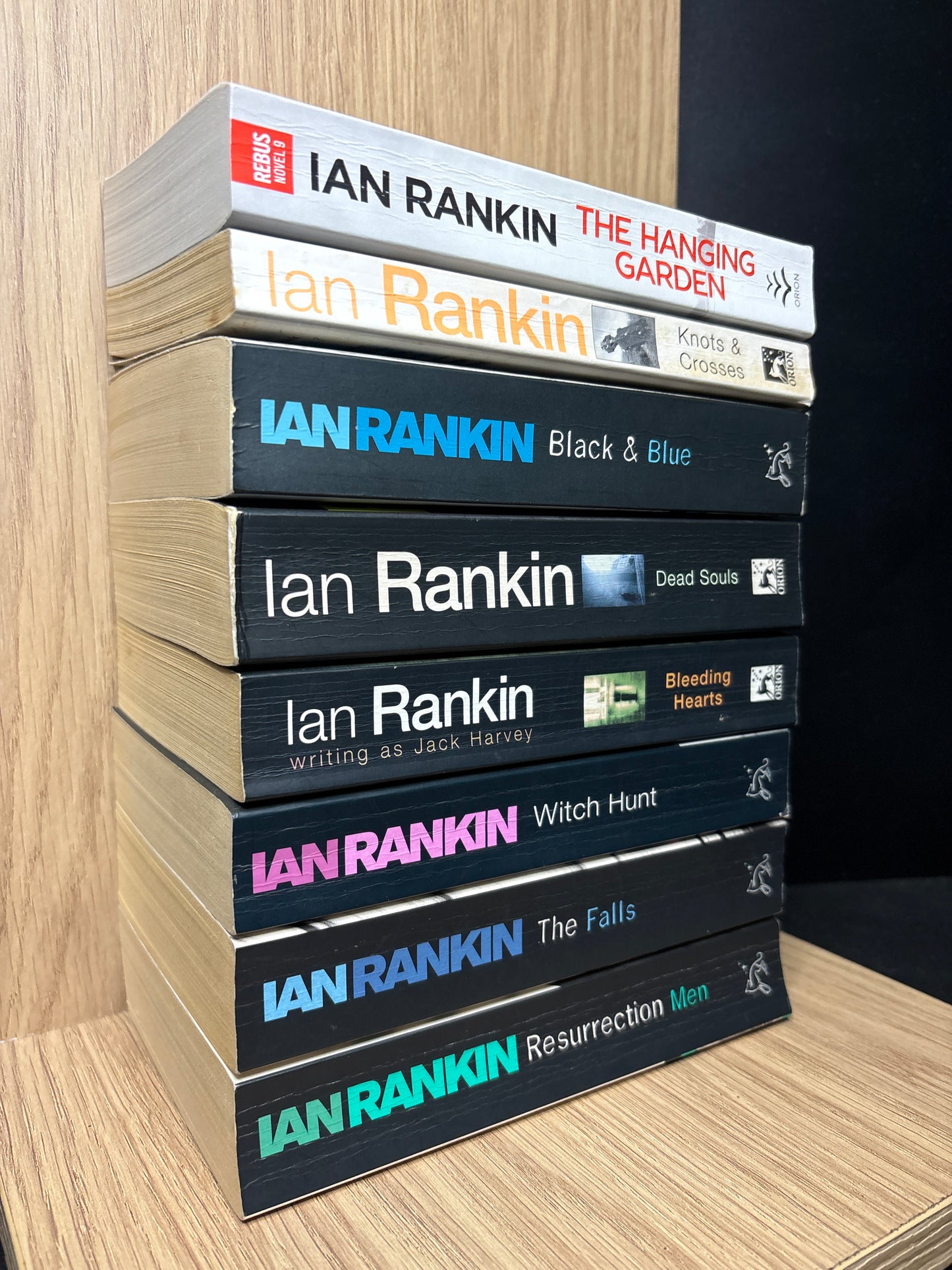 RANKIN, Ian  Assorted Titles Bundle of 8 (Min. fair condition)