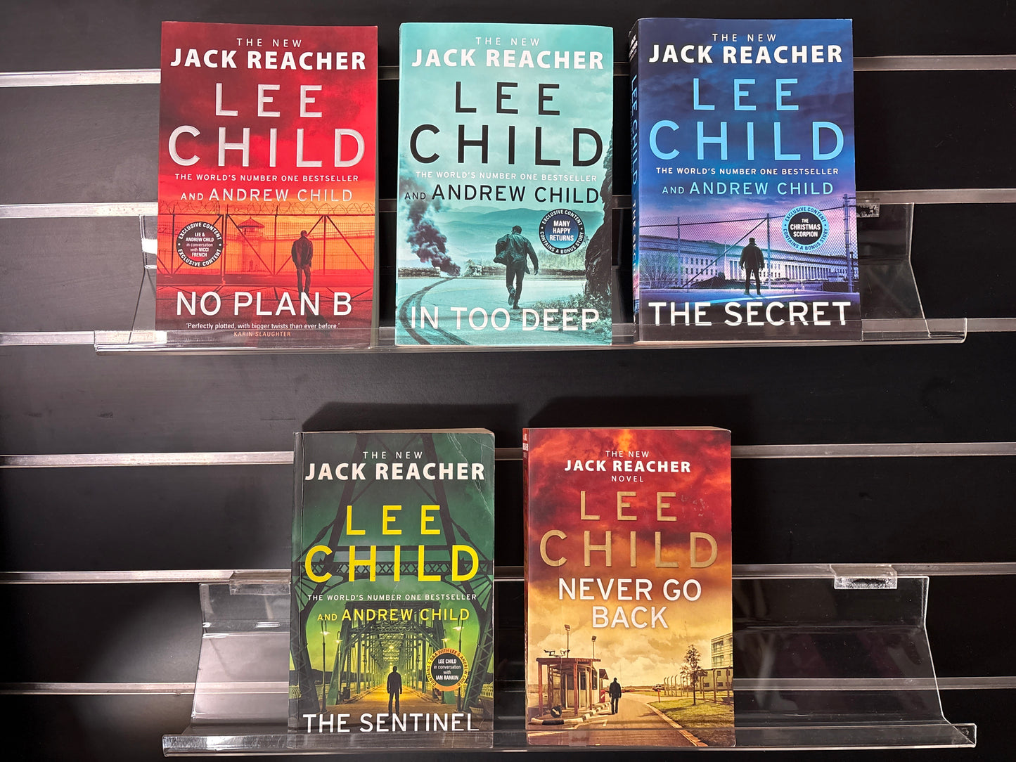 CHILD, Lee 'Jack Reacher' Assorted Titles Bundle of 5 (Min. good condition)