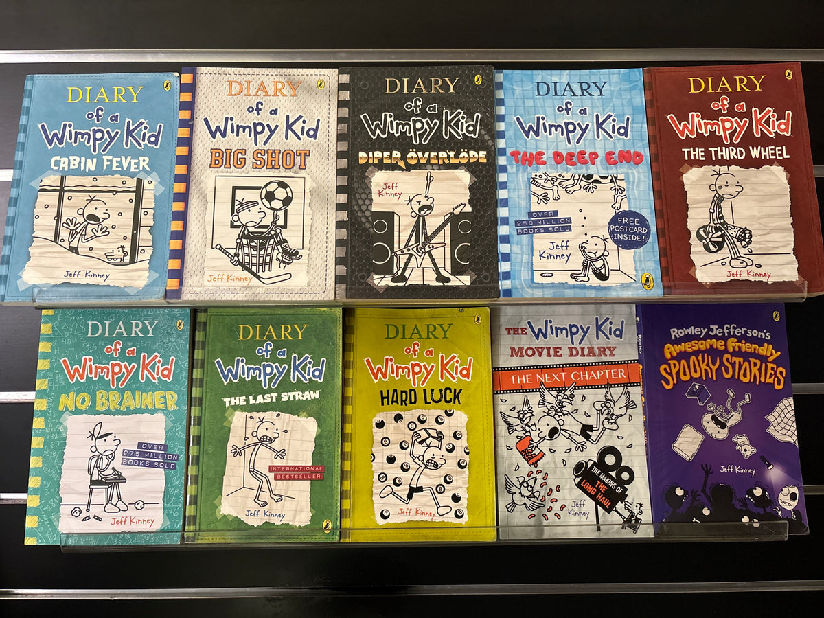 KINNEY, Jeff 'Diary of a Wimpy Kid' Assorted Standalone Titles Bundle of 10 (Min. fair condition)