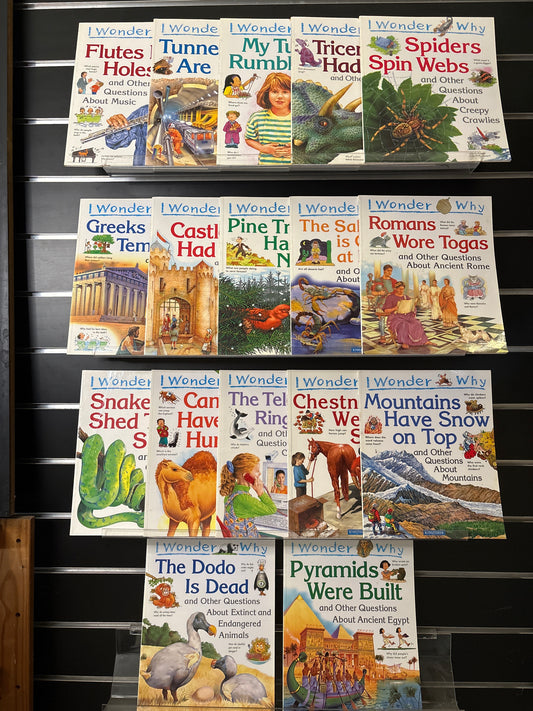 I WONDER WHY Series Assorted Standalone Titles Bundle of 17 (Min. good condition)