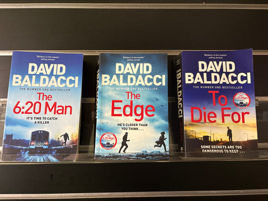 BALDACCI, David 'Travis Devine'  Complete Current Series Bundle of 3 (Min. good condition)