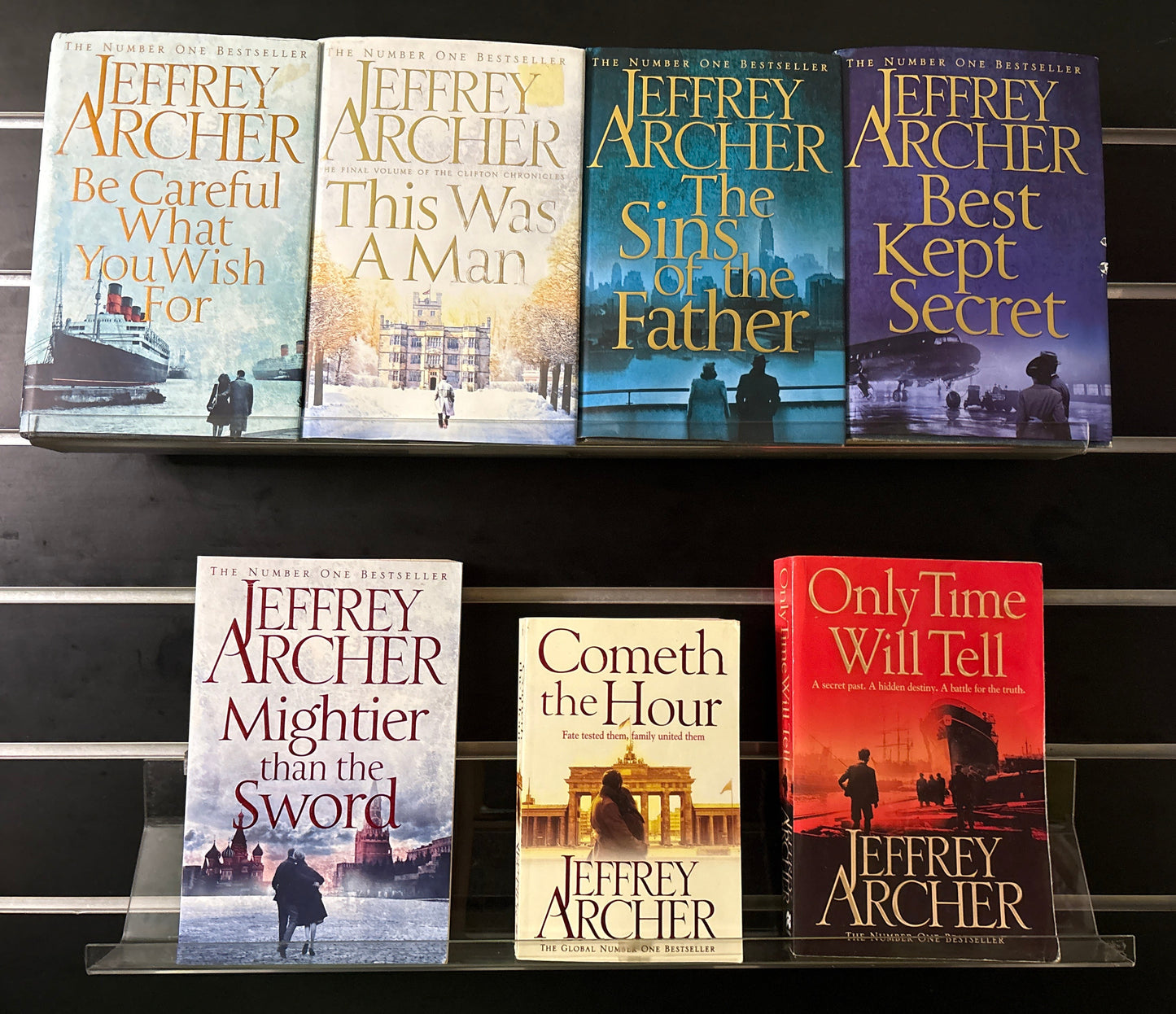 ARCHER, Jeffery 'Clifton Chronicles' Complete Series Bundle of 7 (Min. fair condition)