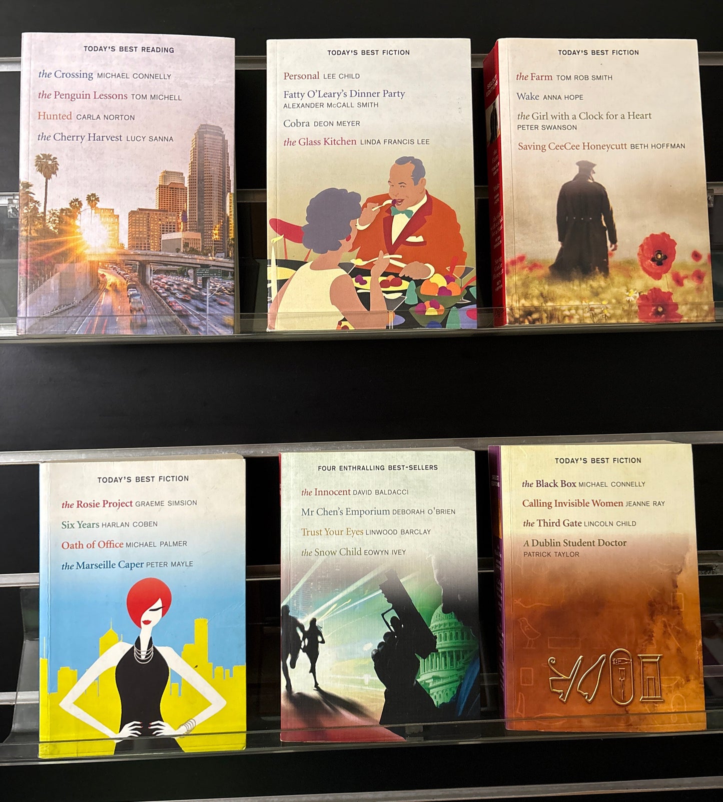 READER'S DIGEST 'Select Editions' 4-in-1 Condensed Stories Bundle of 6 (Min. fair condition)