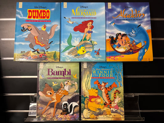 DISNEY CLASSIC STORYBOOKS Assorted Titles Bundle of 5 (Min. Good condition)