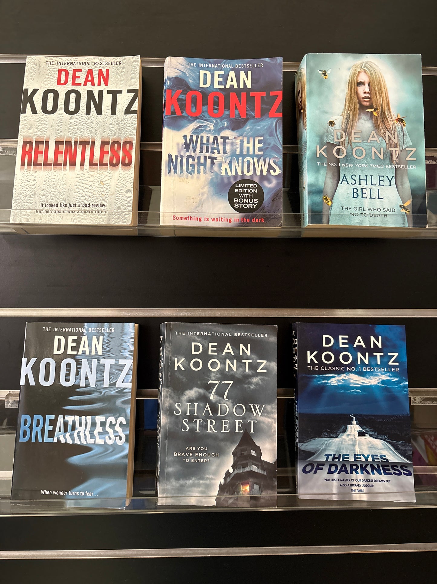 KOONTZ, Dean Assorted Standalone Titles Bundle of 6 (Min. good condition)