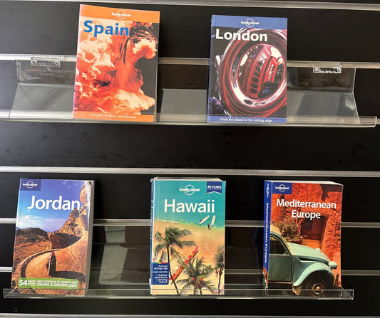 LONELY PLANET Bundle of 5 Assorted Travel Guides (Min. fair condition)