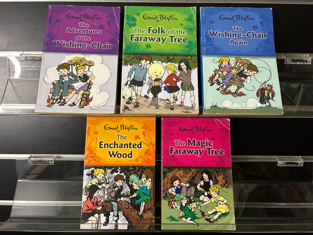 BLYTON, Enid 'Faraway Tree + Wishing-Chair' Series Bundle of 5 (Min. fair condition)