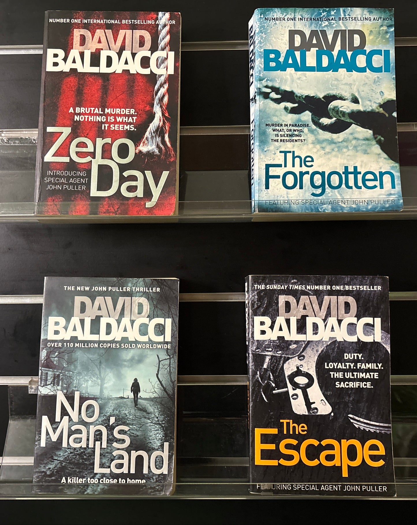 BALDACCI, David 'John Puller' Complete Series Books #1-4 Bundle of 4 (Min. fair condition)