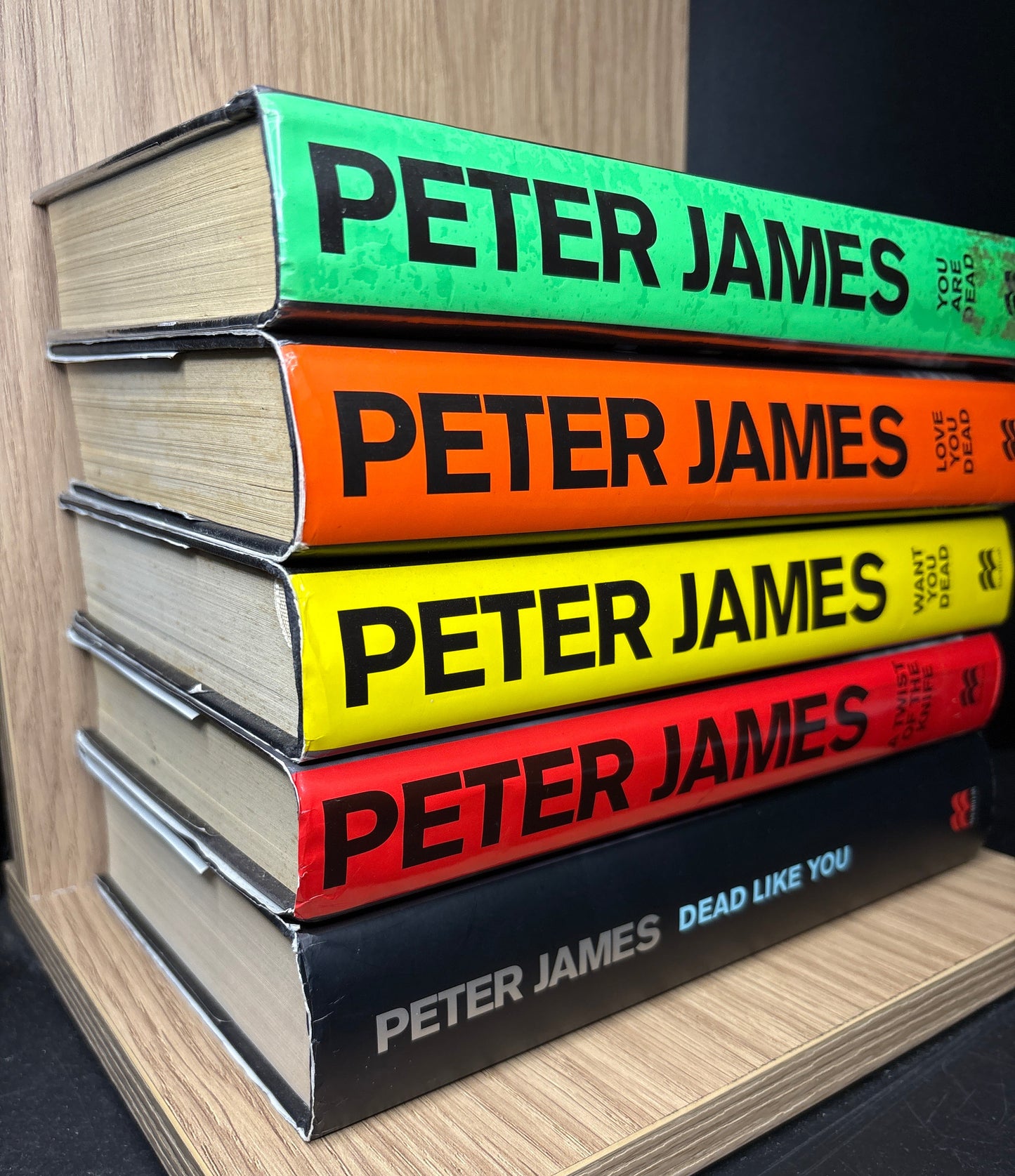 JAMES, Peter 'Roy Grace' Series Assorted Titles Bundle of 5 (min. fair condition)