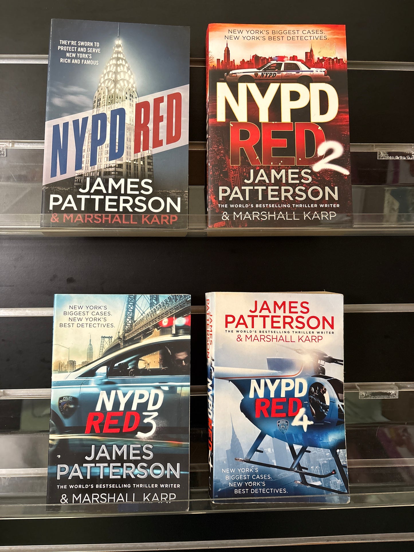 PATTERSON, James: 'NYPD' Series - Bundle of 4 Titles #1-4 (Min. fair condition)