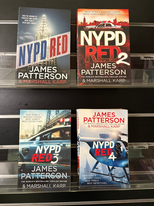 PATTERSON, James: 'NYPD' Series - Bundle of 4 Titles #1-4 (Min. fair condition)