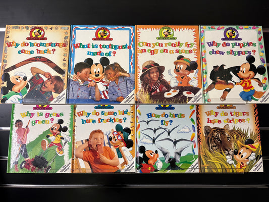 MICKEY WONDERS WHY Assorted Standalone Titles Bundle of 8 (Min. fair condition)