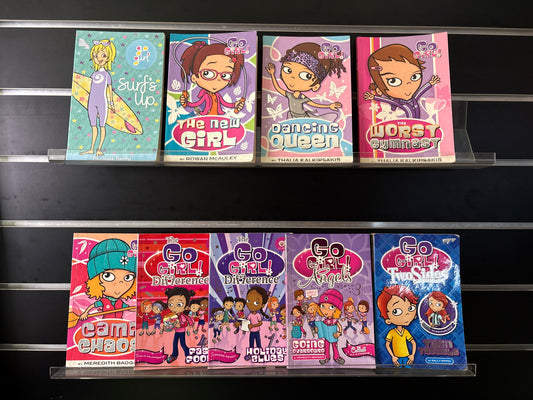 GO GIRL Series - Bundle of 9 - Assorted Titles (Min. fair condition)
