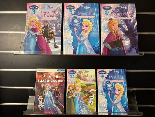 FROZEN Scholastic Level 2 Titles Bundle of 6 (Min. very good condition)